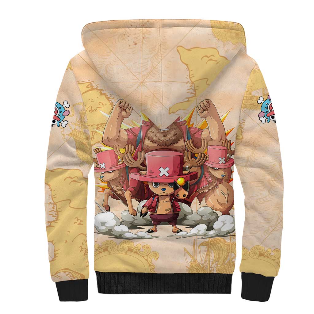 Tony Tony Chopper - One Piece Sherpa Hoodie Anime Style
