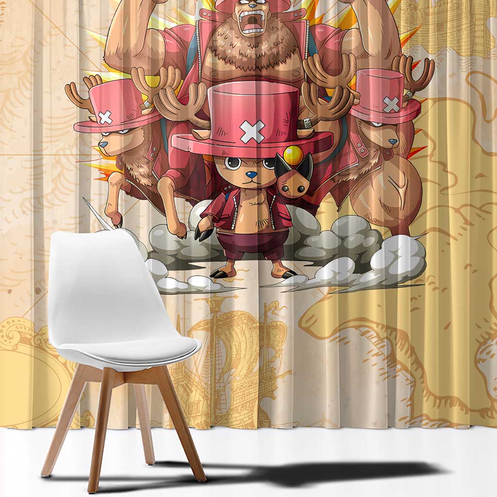 Tony Tony Chopper - One Piece Window Curtain Anime Style