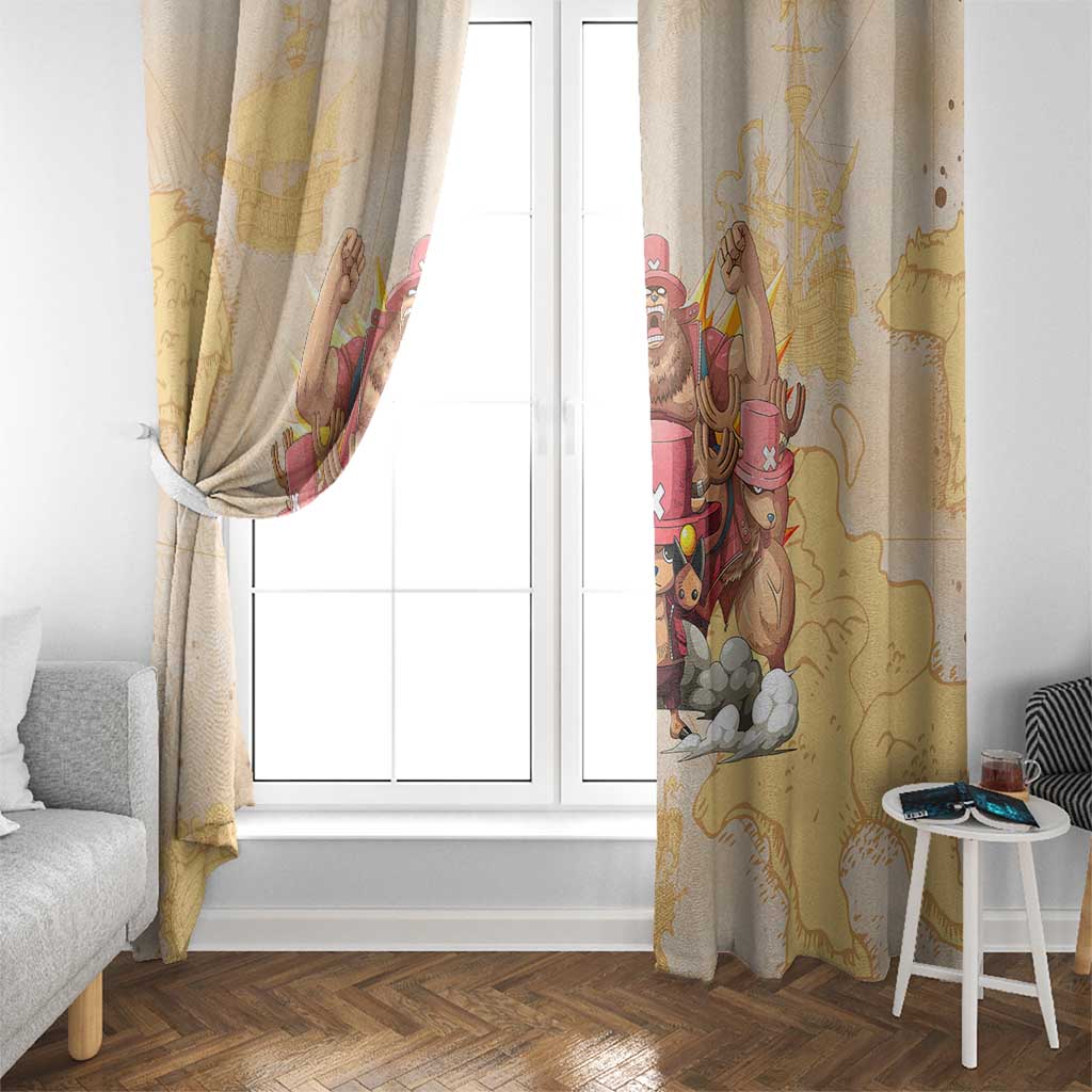 Tony Tony Chopper - One Piece Window Curtain Anime Style