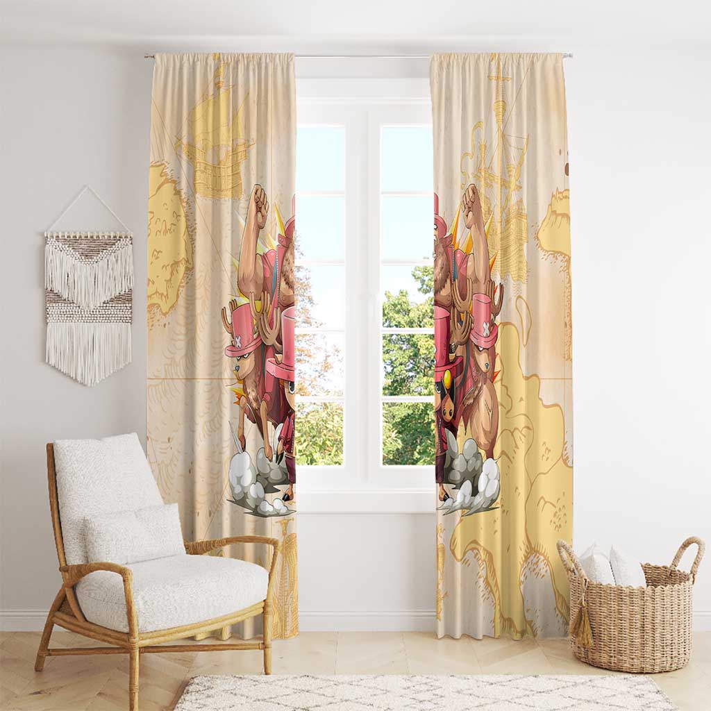 Tony Tony Chopper - One Piece Window Curtain Anime Style
