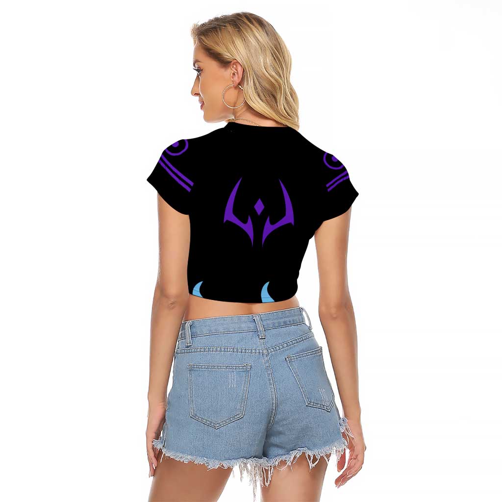 Ryoumen Sukuna - Jujutsu Kaisen Raglan Cropped T Shirt Anime Style