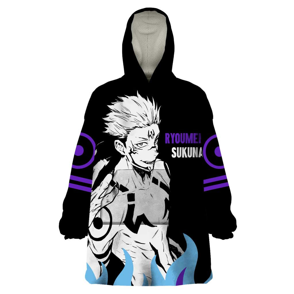 Ryoumen Sukuna - Jujutsu Kaisen Wearable Blanket Hoodie Anime Style