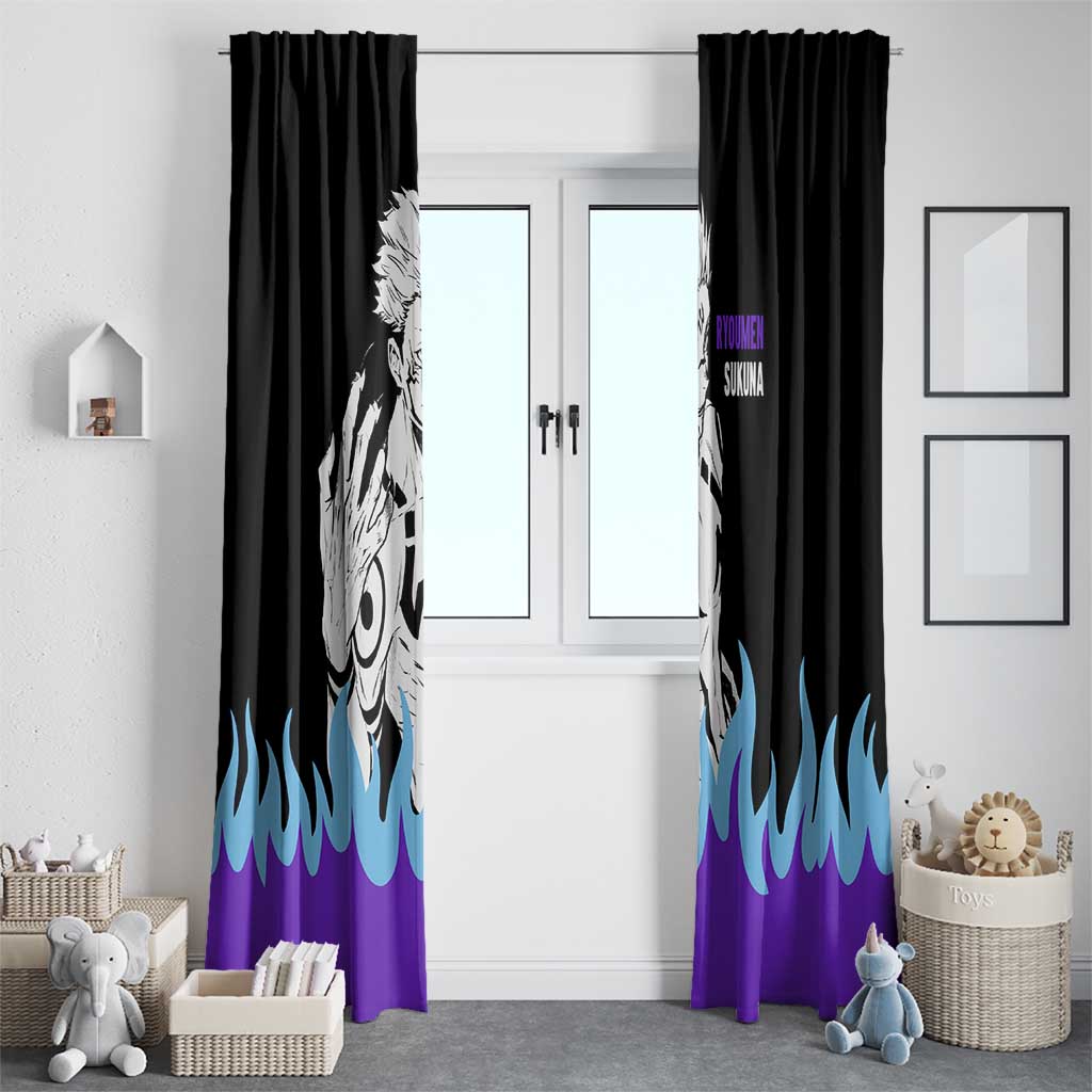 Ryoumen Sukuna - Jujutsu Kaisen Window Curtain Anime Style