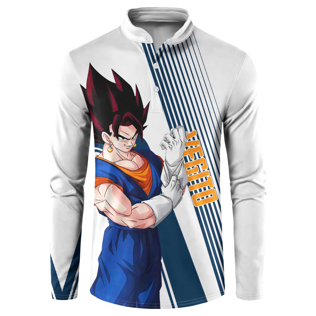 Vegito - Dragon Ball Button Sweatshirt Anime Style