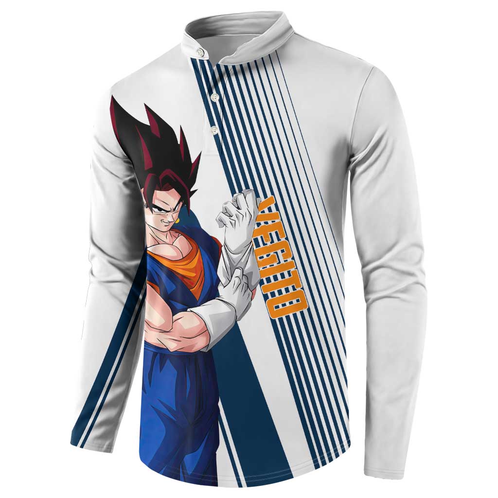 Vegito - Dragon Ball Button Sweatshirt Anime Style