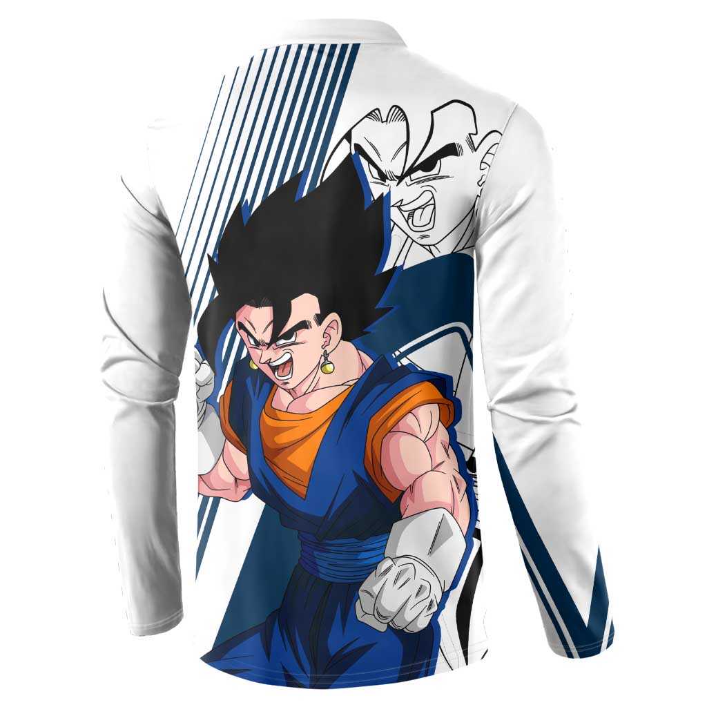 Vegito - Dragon Ball Button Sweatshirt Anime Style