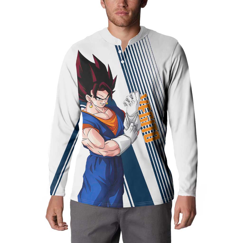 Vegito - Dragon Ball Button Sweatshirt Anime Style