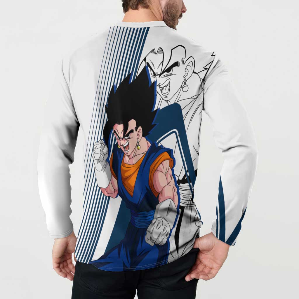 Vegito - Dragon Ball Button Sweatshirt Anime Style