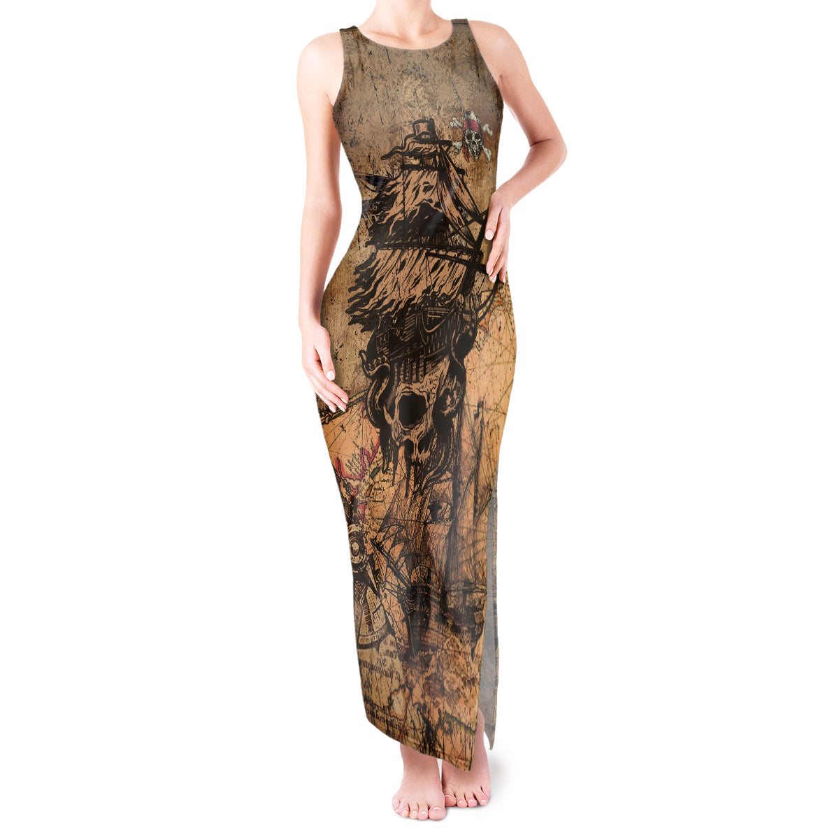 skull-pirate-tank-maxi-dress-revenge-vintage-style-art
