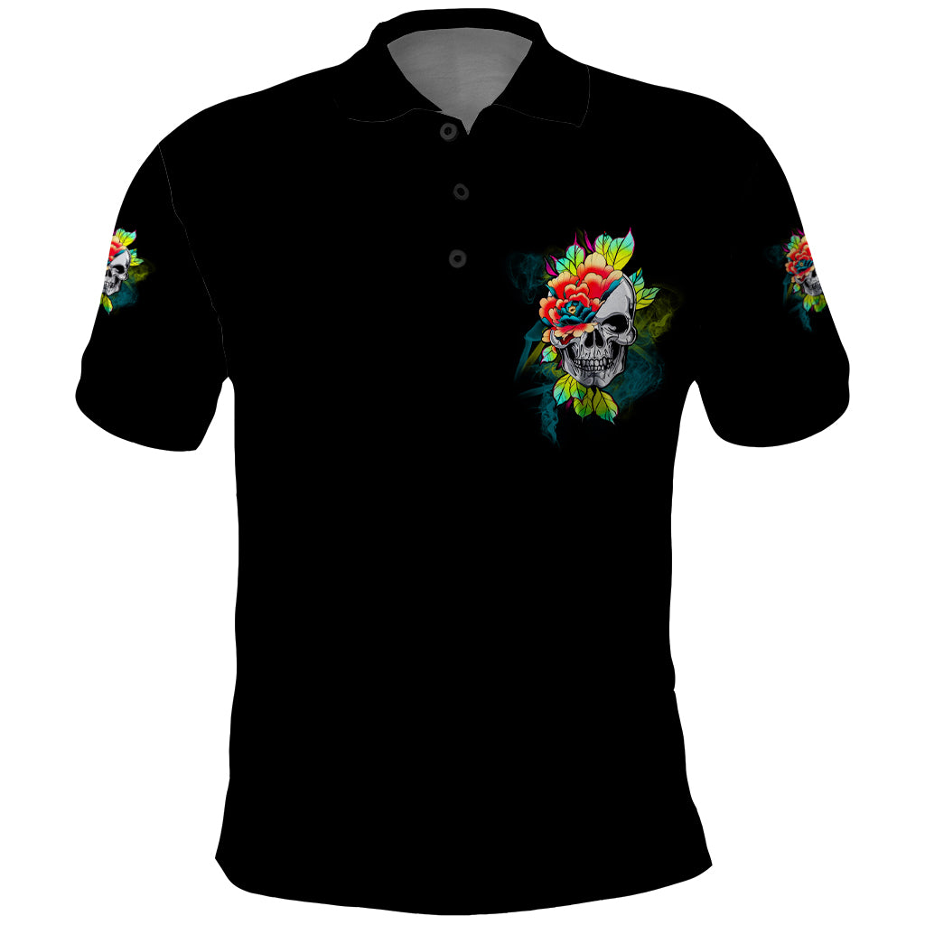 warning-this-tattooed-girl-flower-polo-shirt