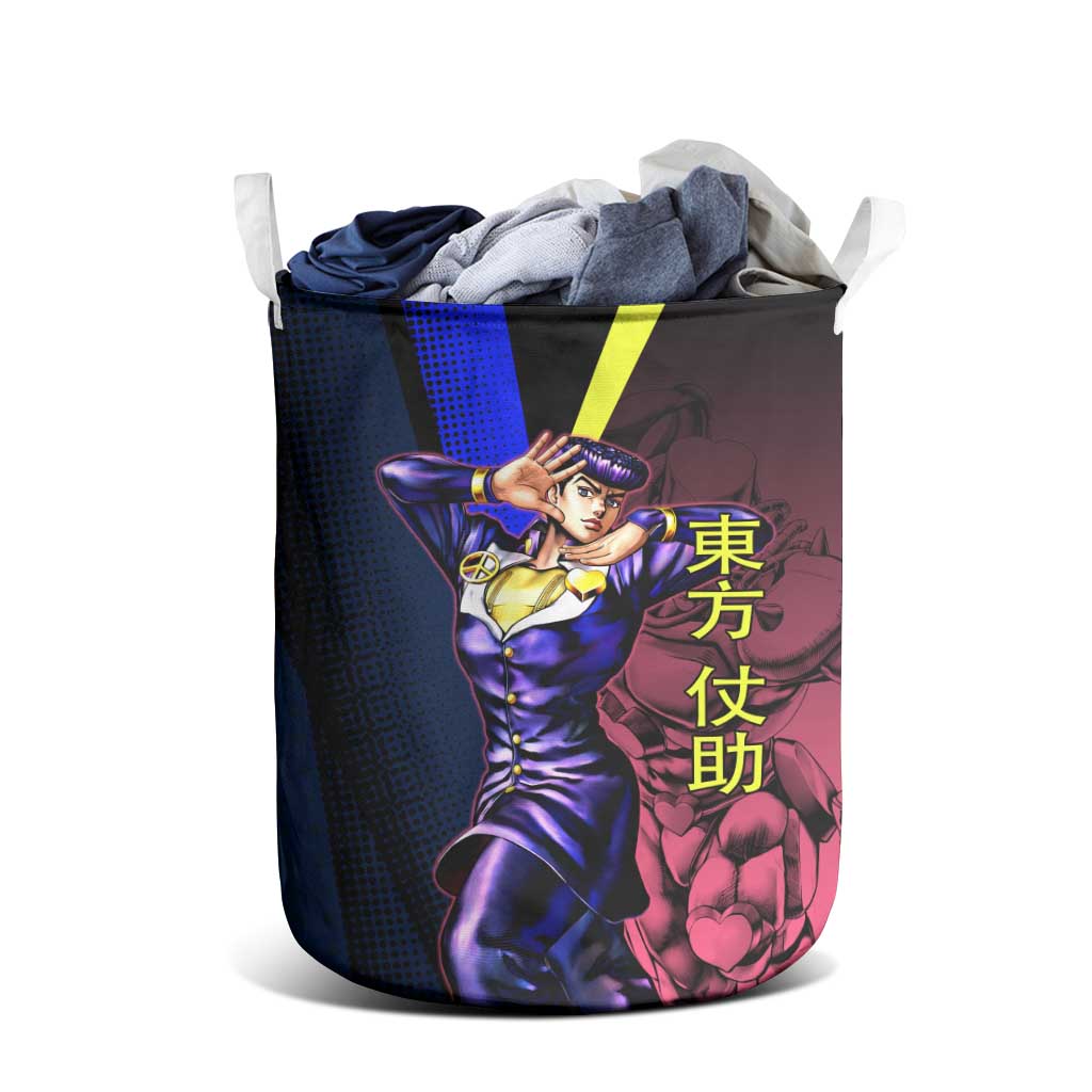 Josuke JoJo’s Bizarre Adventure Laundry Basket with Crazy Diamond Stand - The Mazicc
