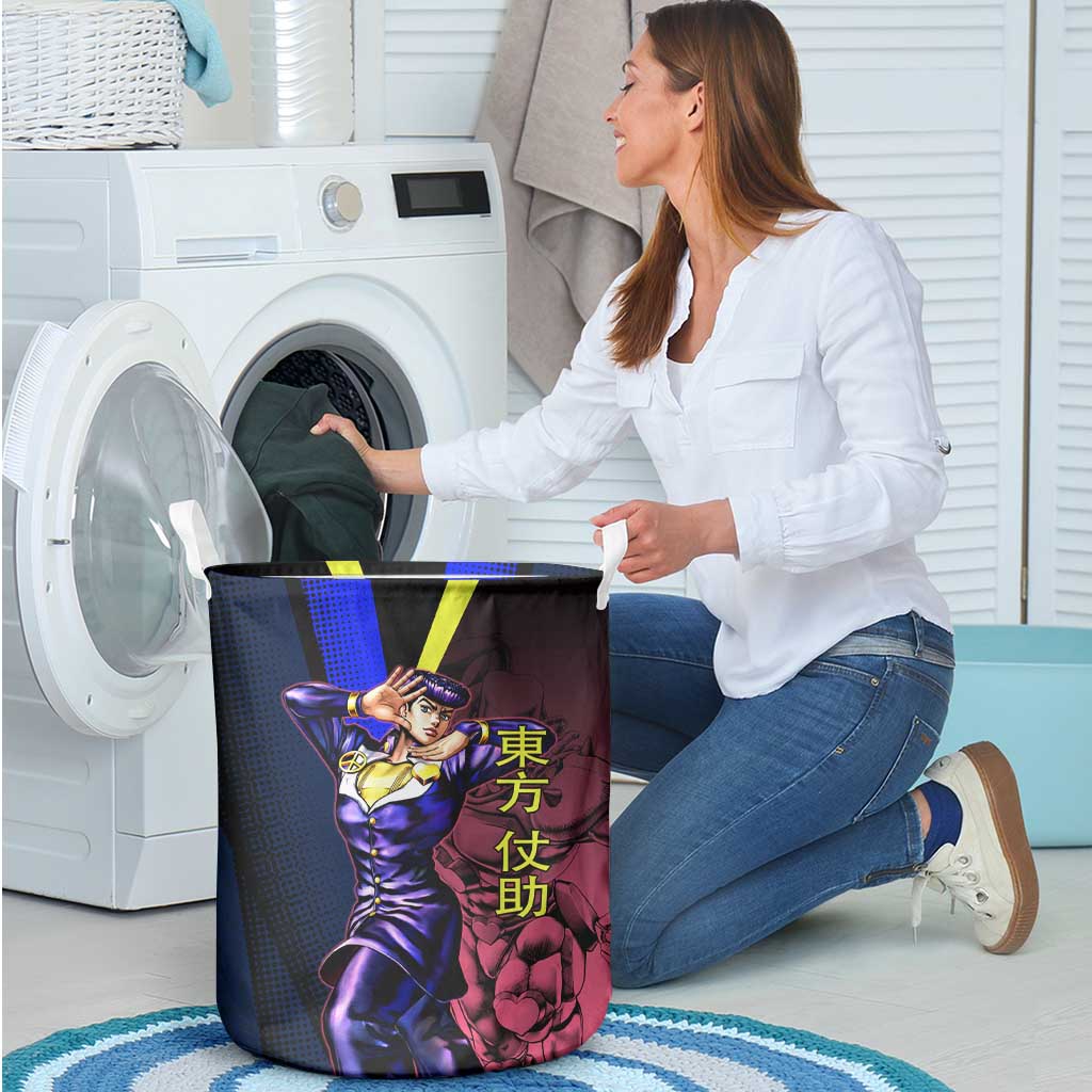 Josuke JoJo’s Bizarre Adventure Laundry Basket with Crazy Diamond Stand - The Mazicc