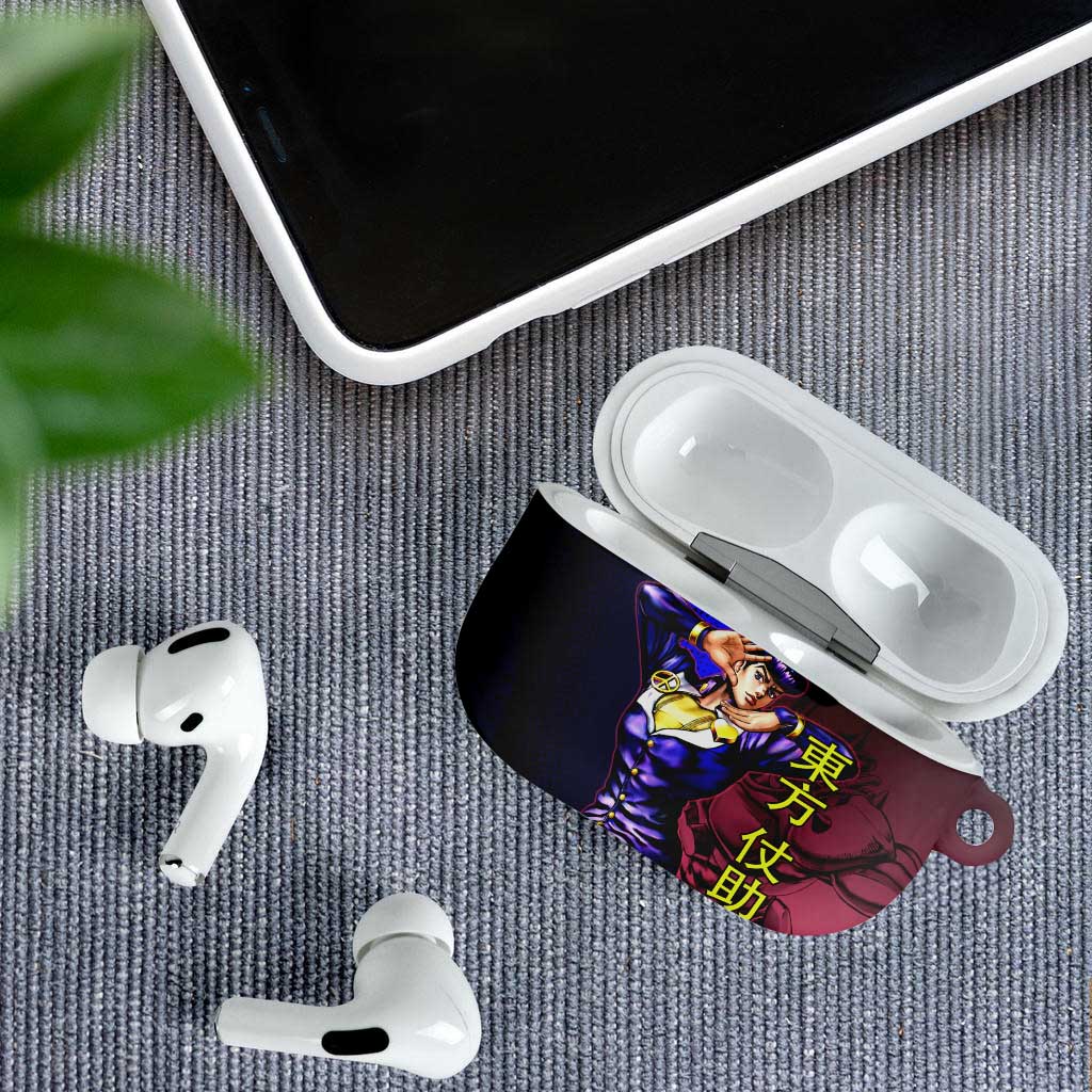 Josuke JoJo’s Bizarre Adventure AirPods Case with Crazy Diamond Stand - The Mazicc