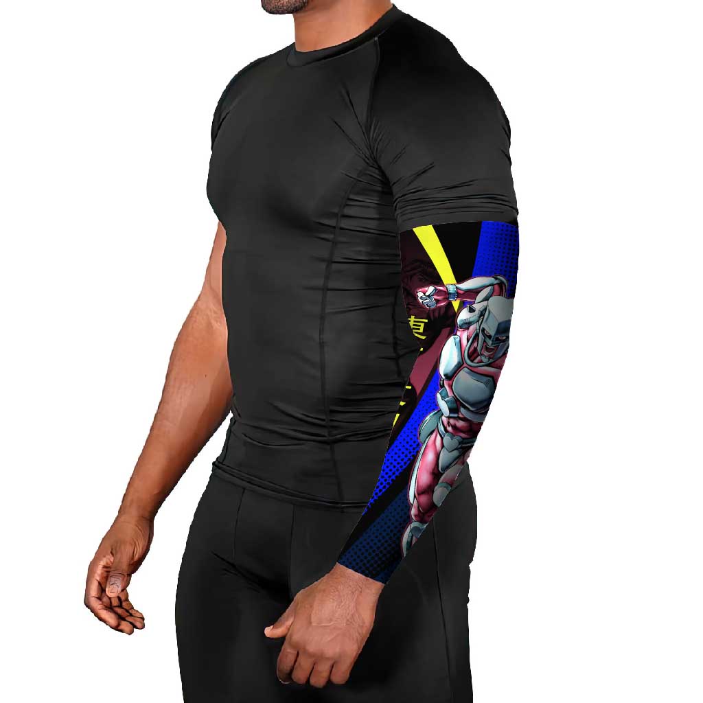 Josuke JoJo’s Bizarre Adventure Arm Sleeves with Crazy Diamond Stand - The Mazicc