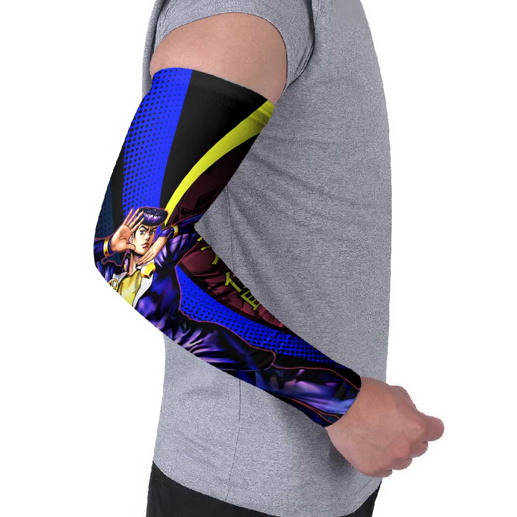 Josuke JoJo’s Bizarre Adventure Arm Sleeves with Crazy Diamond Stand - The Mazicc