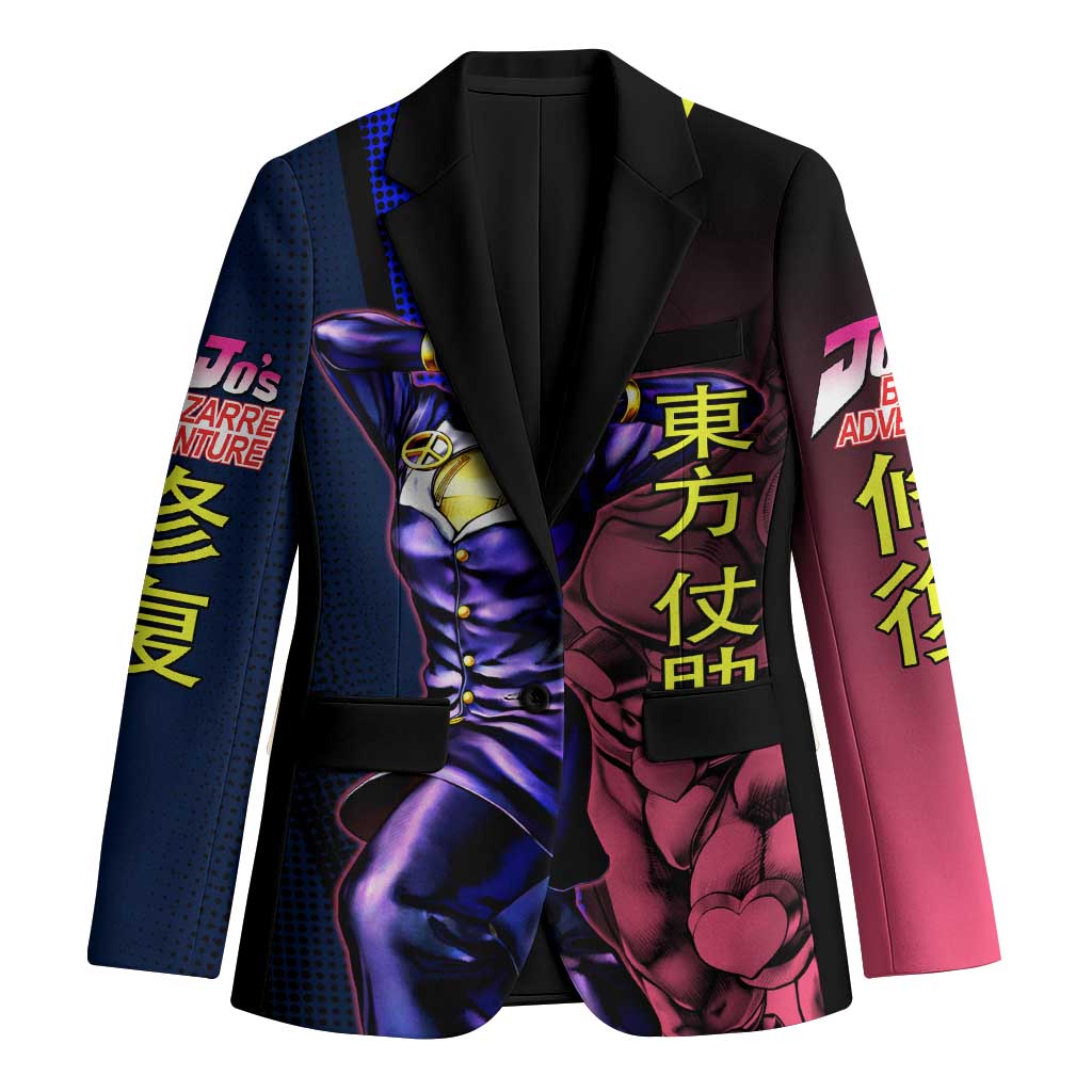 Josuke JoJo’s Bizarre Adventure Blazer with Crazy Diamond Stand - The Mazicc