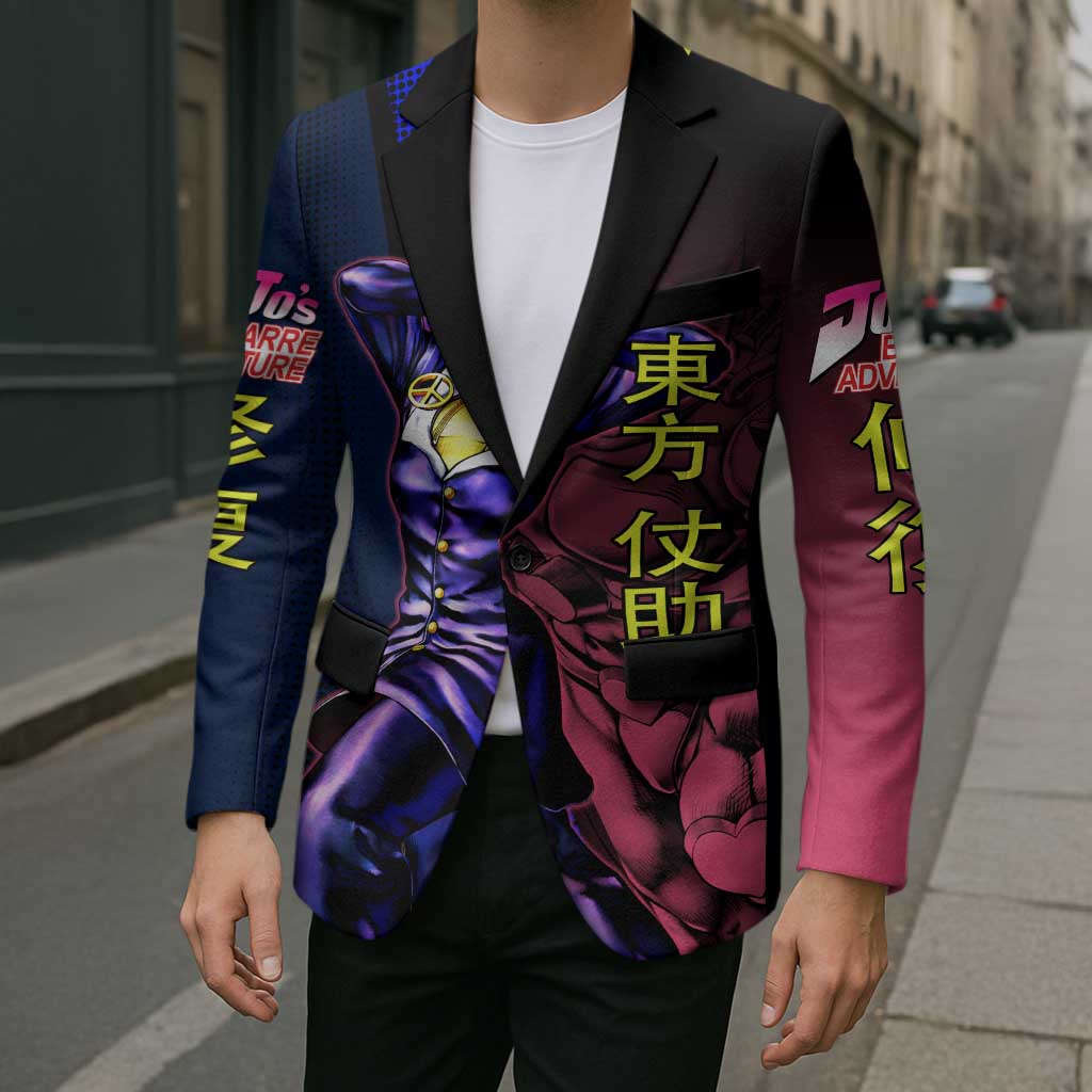 Josuke JoJo’s Bizarre Adventure Blazer with Crazy Diamond Stand - The Mazicc