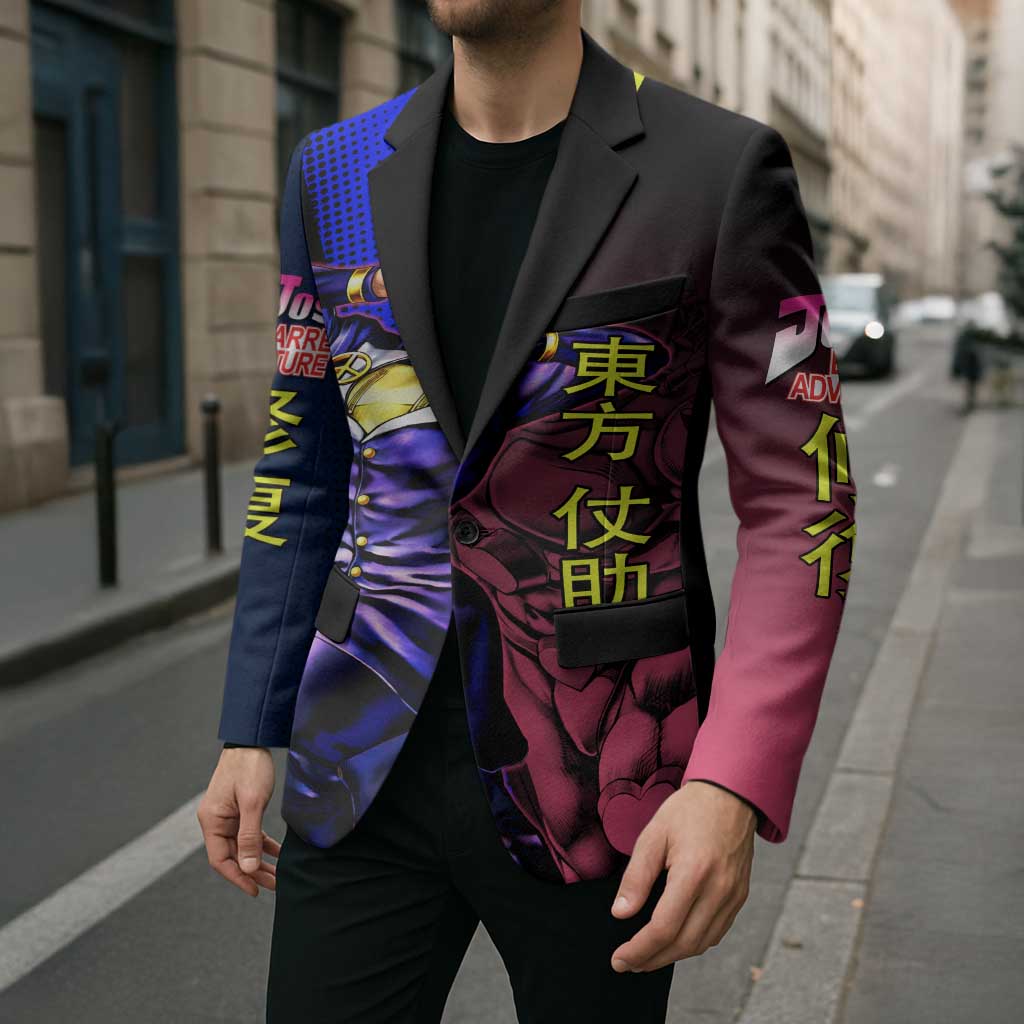 Josuke JoJo’s Bizarre Adventure Blazer with Crazy Diamond Stand - The Mazicc