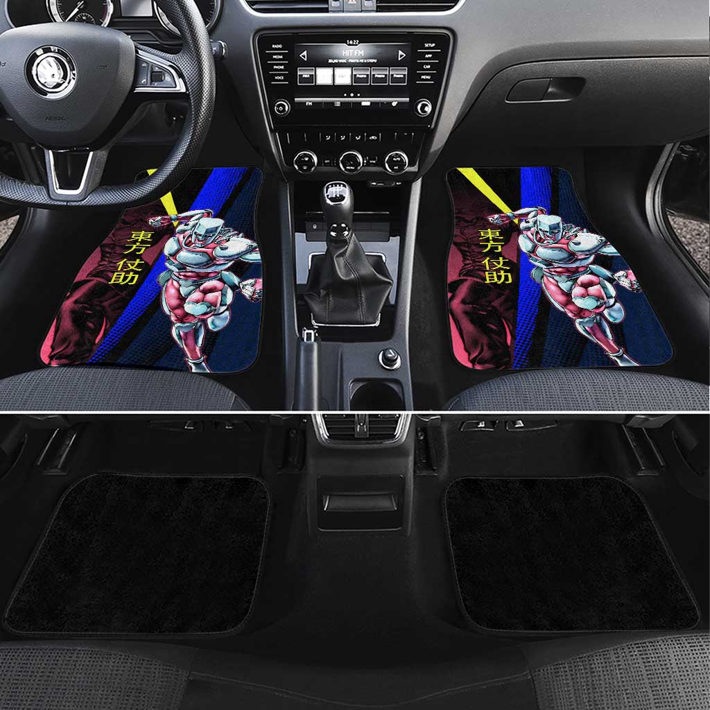 Josuke JoJo’s Bizarre Adventure Car Mats with Crazy Diamond Stand - The Mazicc