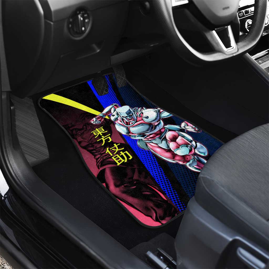 Josuke JoJo’s Bizarre Adventure Car Mats with Crazy Diamond Stand - The Mazicc