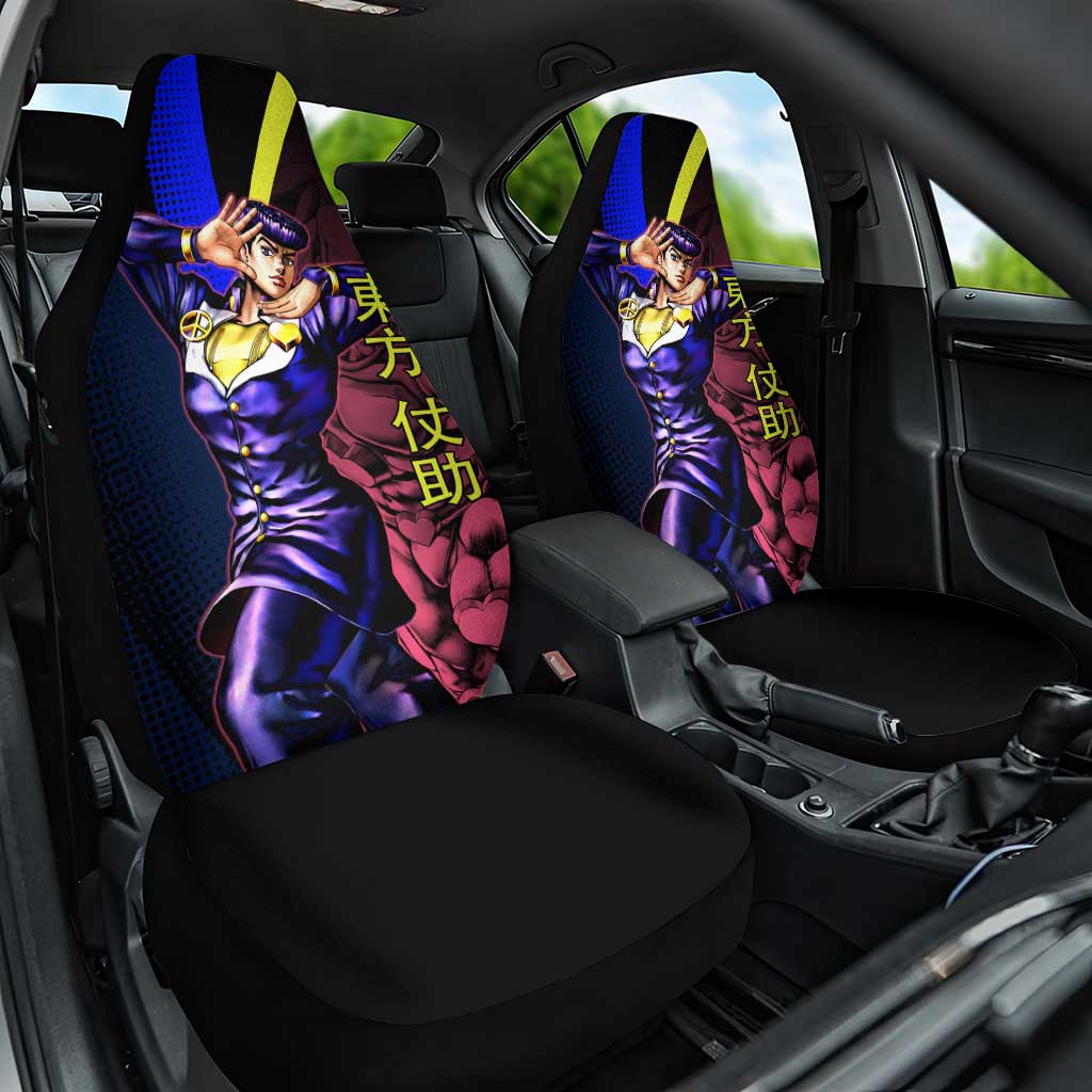 Josuke JoJo’s Bizarre Adventure Car Seat Cover with Crazy Diamond Stand - The Mazicc