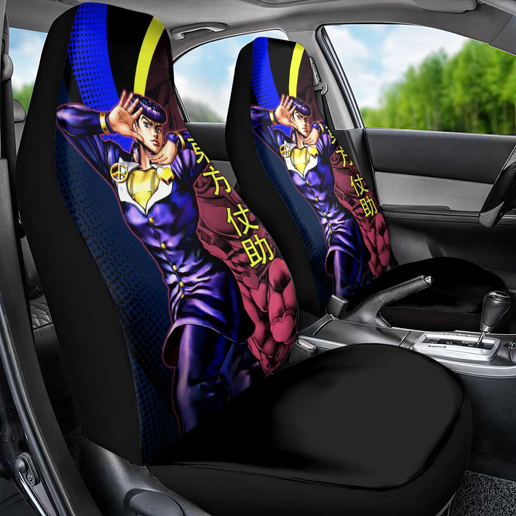 Josuke JoJo’s Bizarre Adventure Car Seat Cover with Crazy Diamond Stand - The Mazicc
