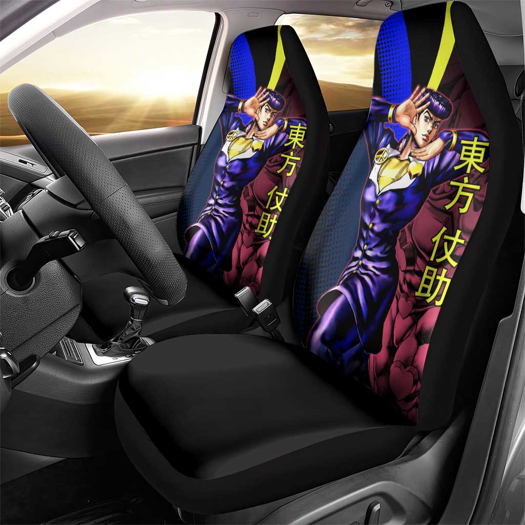 Josuke JoJo’s Bizarre Adventure Car Seat Cover with Crazy Diamond Stand - The Mazicc