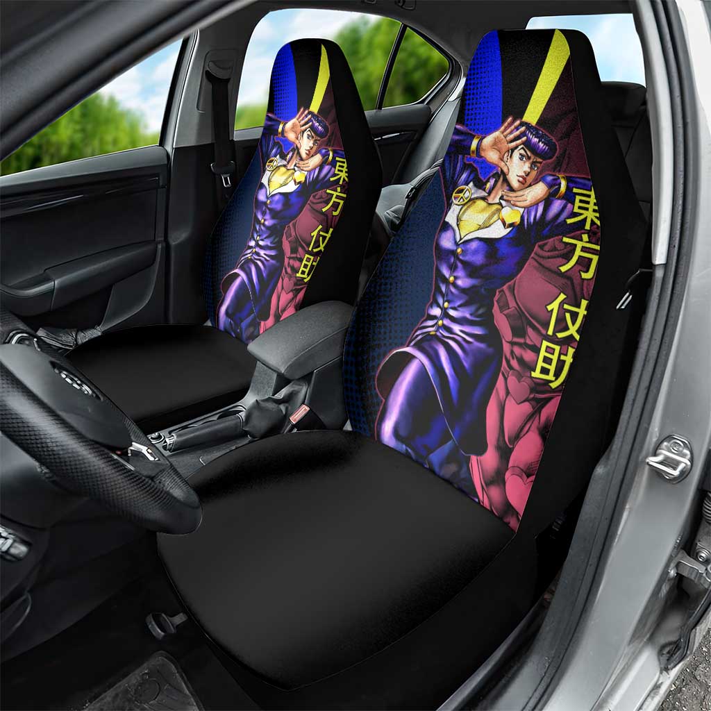 Josuke JoJo’s Bizarre Adventure Car Seat Cover with Crazy Diamond Stand - The Mazicc