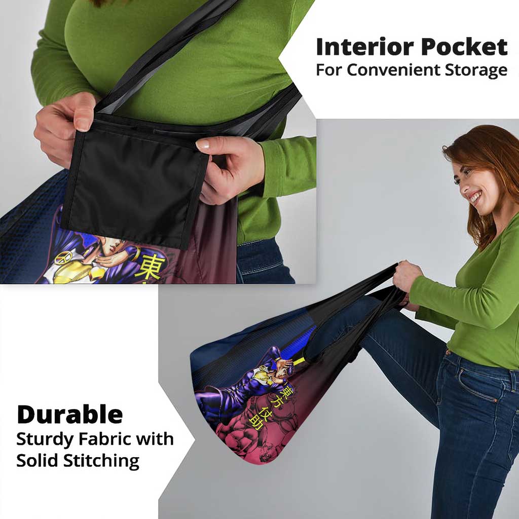 Josuke JoJo’s Bizarre Adventure Grocery Bag with Crazy Diamond Stand - The Mazicc