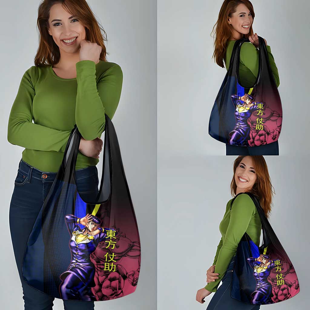 Josuke JoJo’s Bizarre Adventure Grocery Bag with Crazy Diamond Stand - The Mazicc