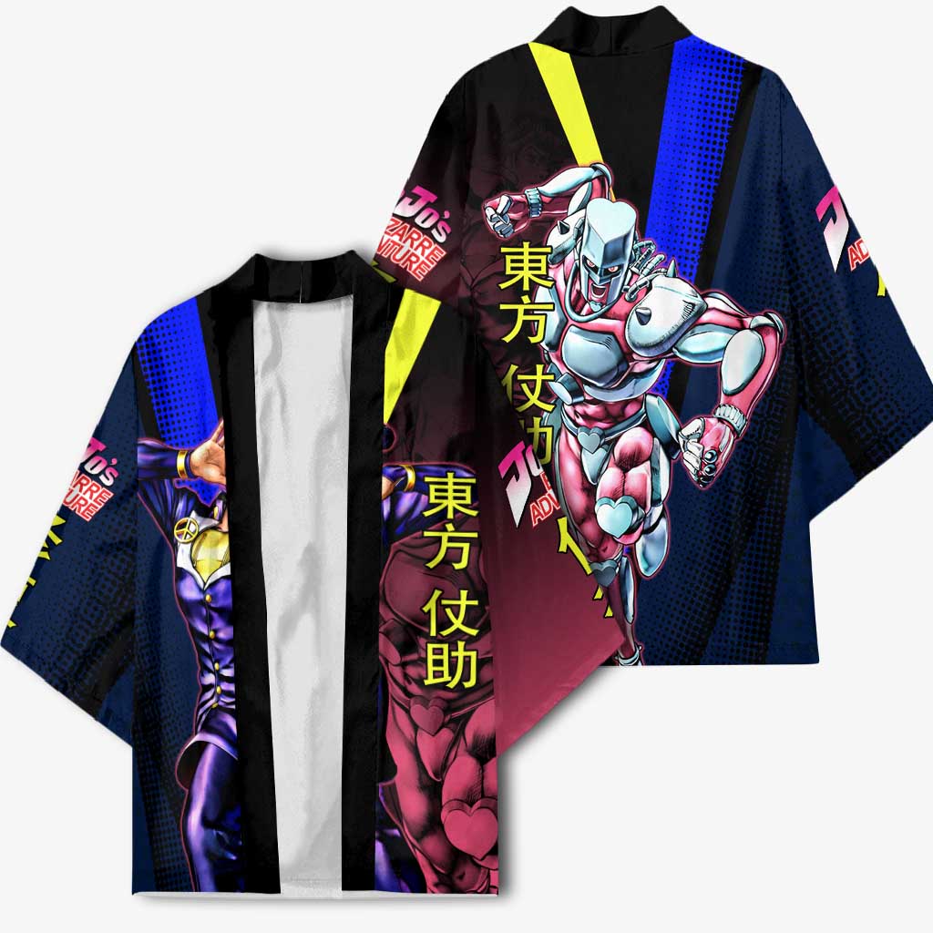 Josuke JoJo’s Bizarre Adventure Kimono with Crazy Diamond Stand - The Mazicc