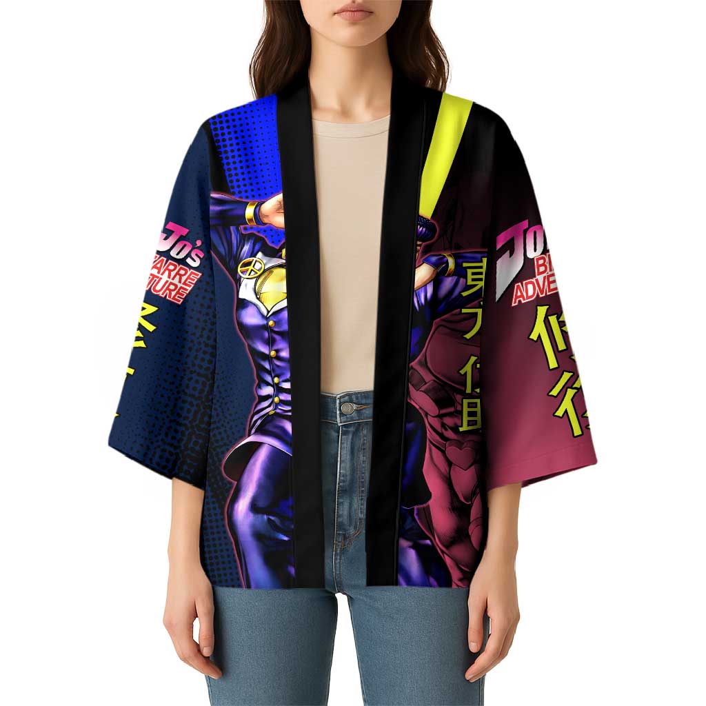 Josuke JoJo’s Bizarre Adventure Kimono with Crazy Diamond Stand - The Mazicc