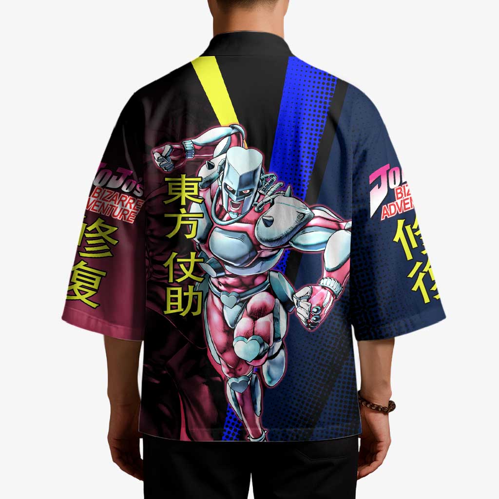 Josuke JoJo’s Bizarre Adventure Kimono with Crazy Diamond Stand - The Mazicc