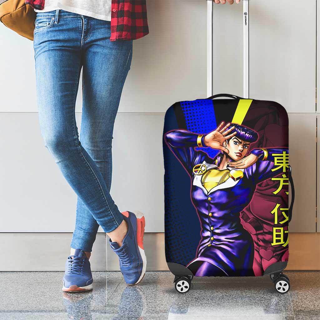 Josuke JoJo’s Bizarre Adventure Luggage Cover with Crazy Diamond Stand - The Mazicc