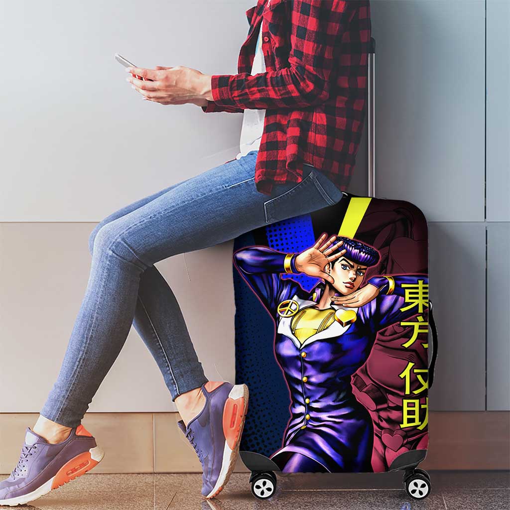 Josuke JoJo’s Bizarre Adventure Luggage Cover with Crazy Diamond Stand - The Mazicc