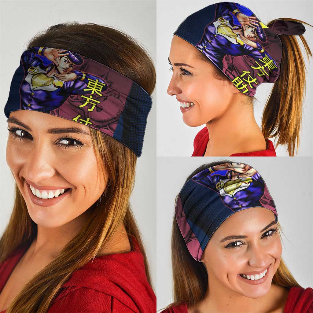 Josuke JoJo’s Bizarre Adventure Neck Gaiter with Crazy Diamond Stand - The Mazicc