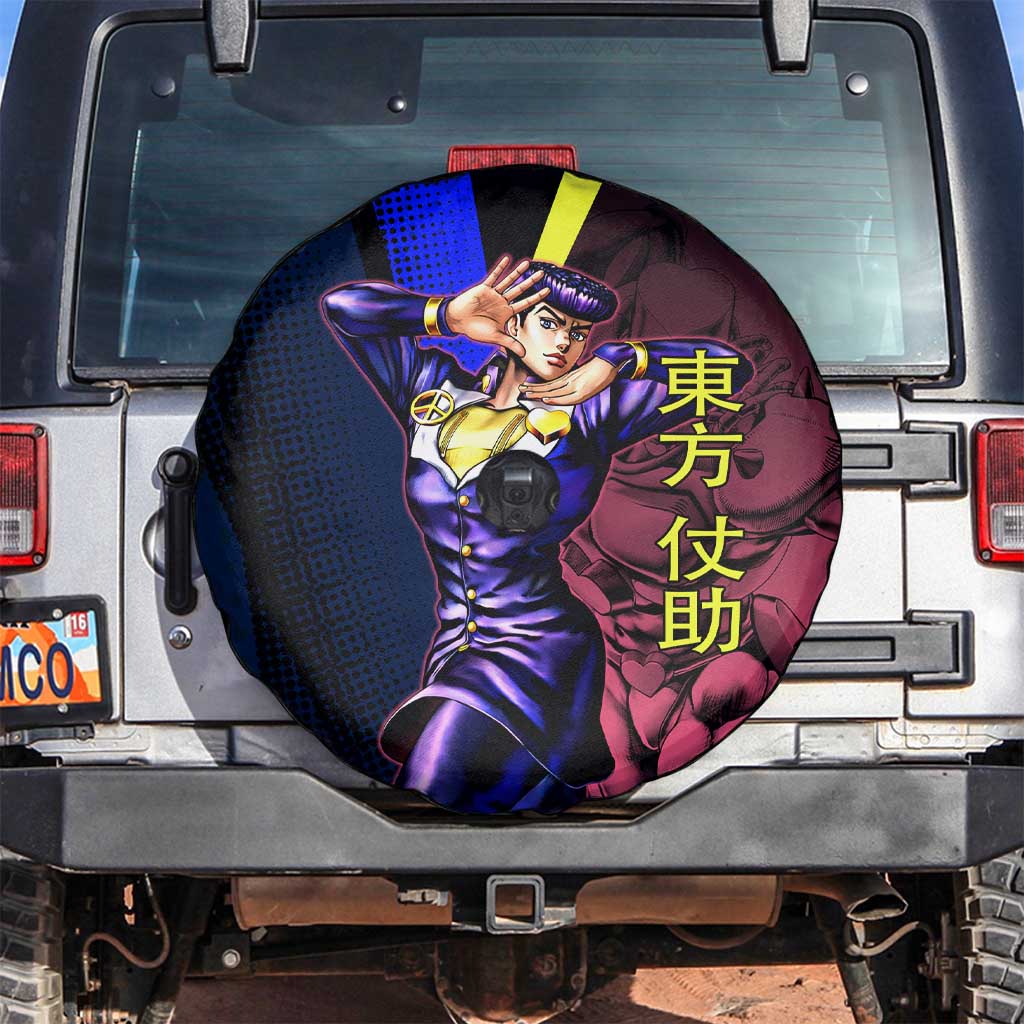 Josuke JoJo’s Bizarre Adventure Spare Tire Cover with Crazy Diamond Stand - The Mazicc