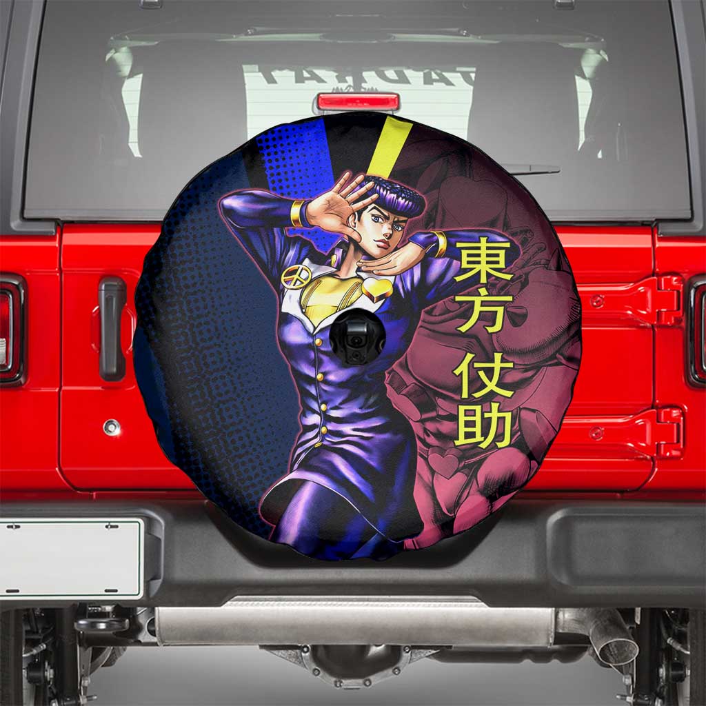 Josuke JoJo’s Bizarre Adventure Spare Tire Cover with Crazy Diamond Stand - The Mazicc