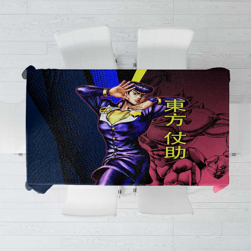 Josuke JoJo’s Bizarre Adventure Tablecloth with Crazy Diamond Stand - The Mazicc