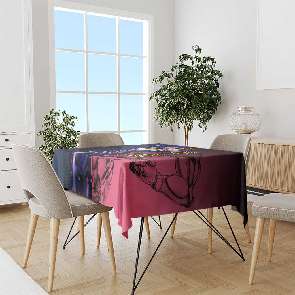 Josuke JoJo’s Bizarre Adventure Tablecloth with Crazy Diamond Stand - The Mazicc