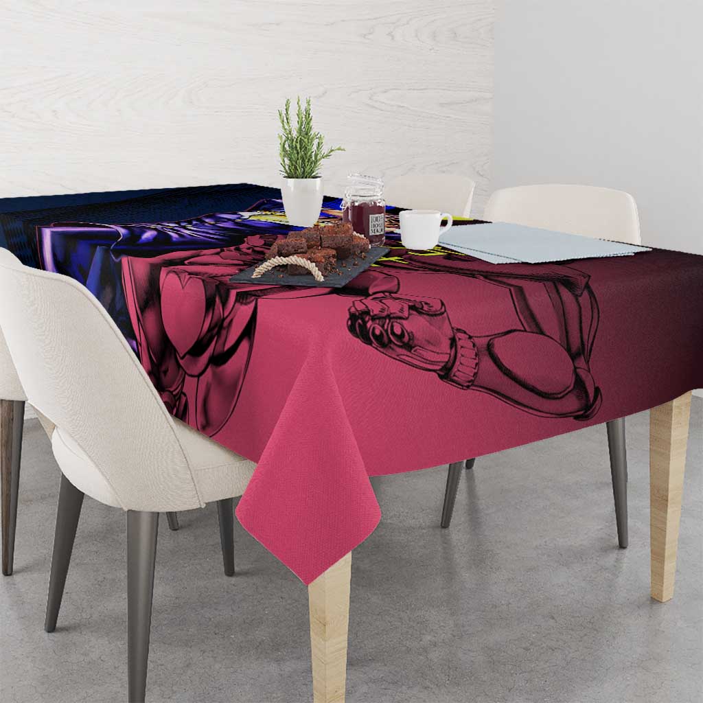 Josuke JoJo’s Bizarre Adventure Tablecloth with Crazy Diamond Stand - The Mazicc