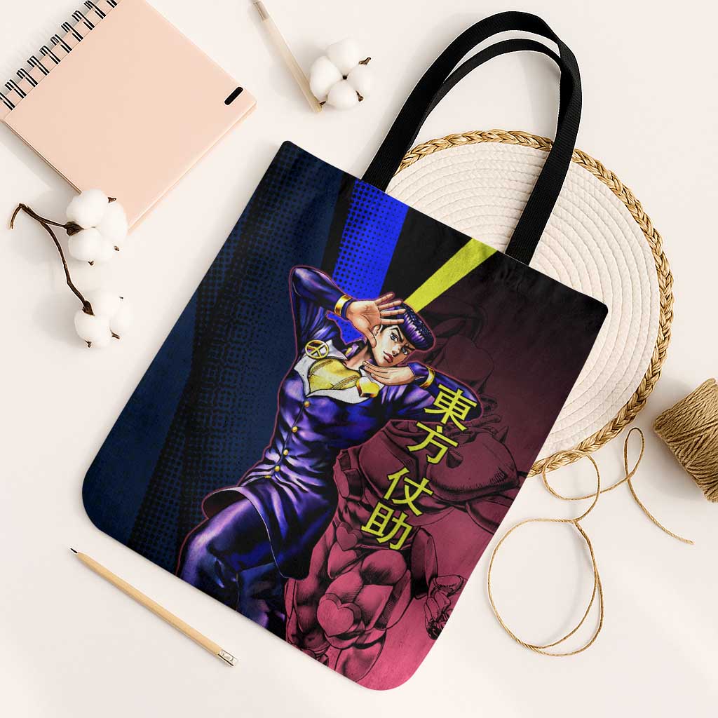 Josuke JoJo’s Bizarre Adventure Tote Bag with Crazy Diamond Stand - The Mazicc