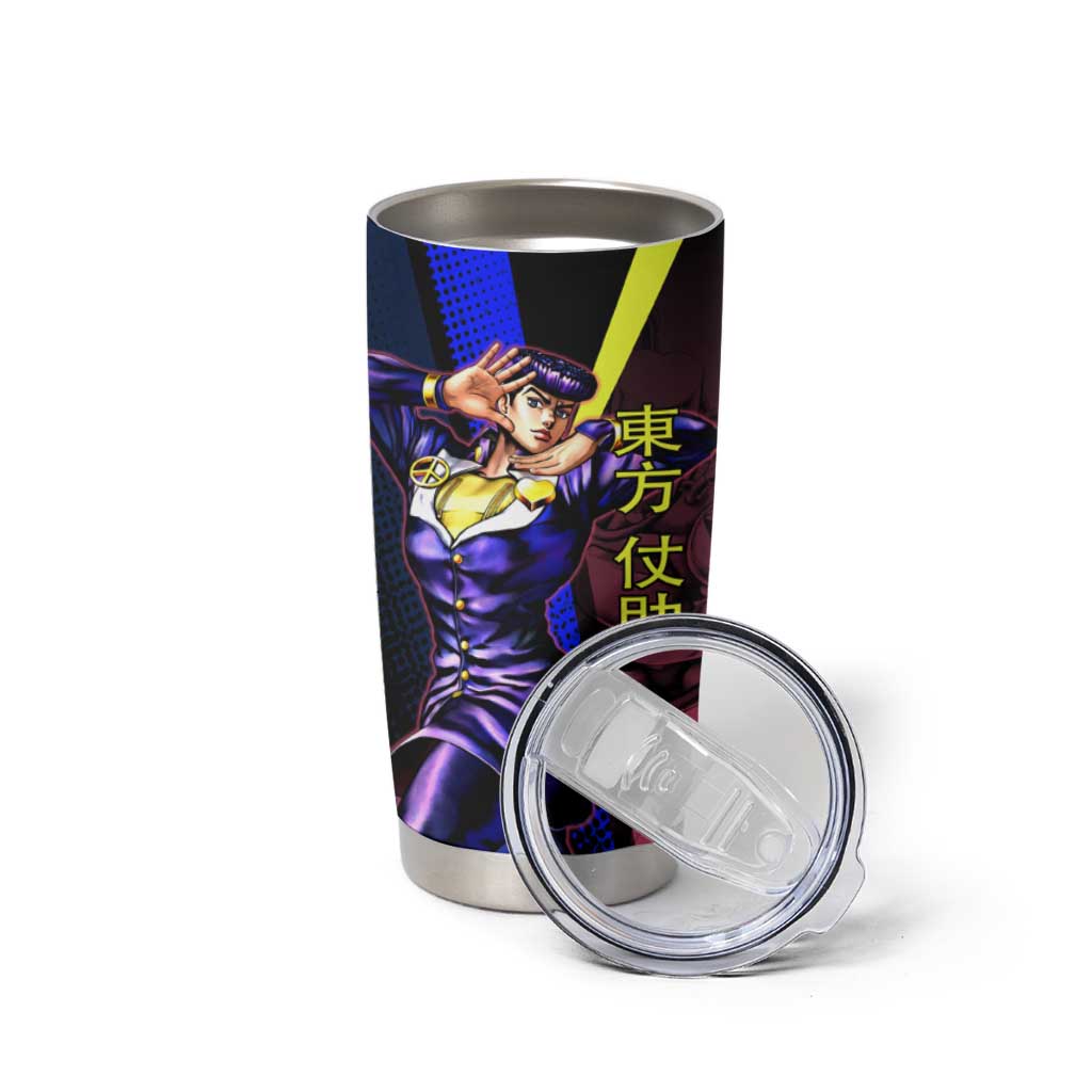 Josuke JoJo’s Bizarre Adventure Tumbler Cup with Crazy Diamond Stand - The Mazicc