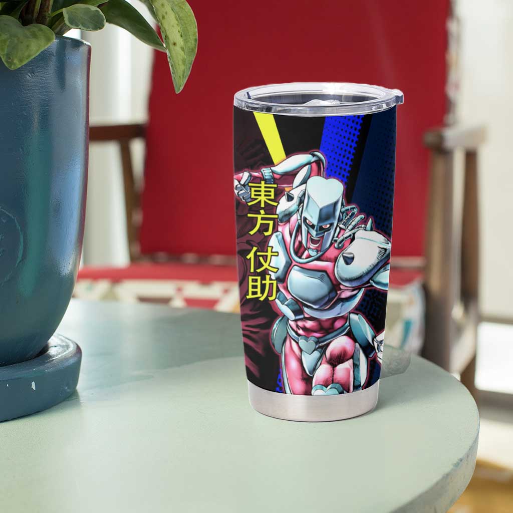 Josuke JoJo’s Bizarre Adventure Tumbler Cup with Crazy Diamond Stand - The Mazicc