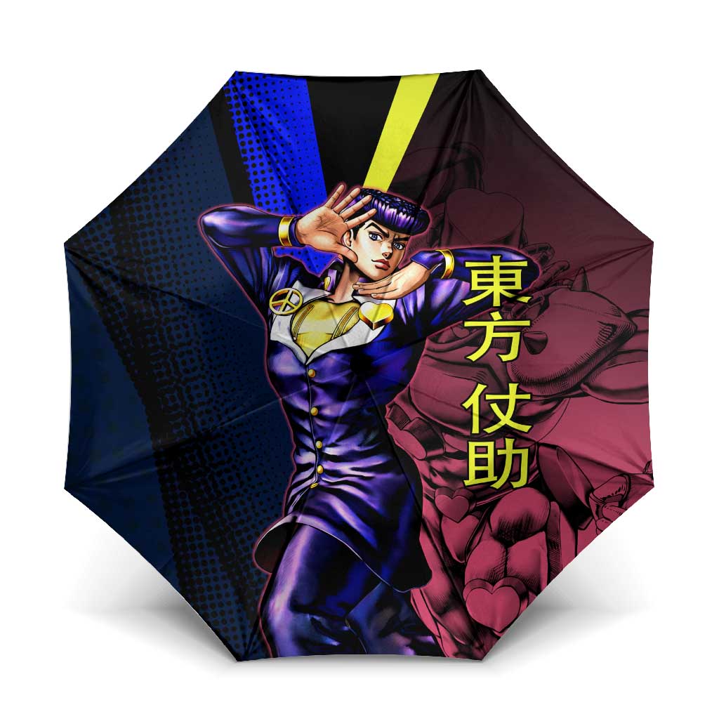 Josuke JoJo’s Bizarre Adventure Umbrella with Crazy Diamond Stand - The Mazicc