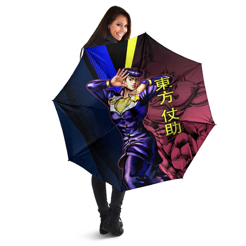 Josuke JoJo’s Bizarre Adventure Umbrella with Crazy Diamond Stand - The Mazicc