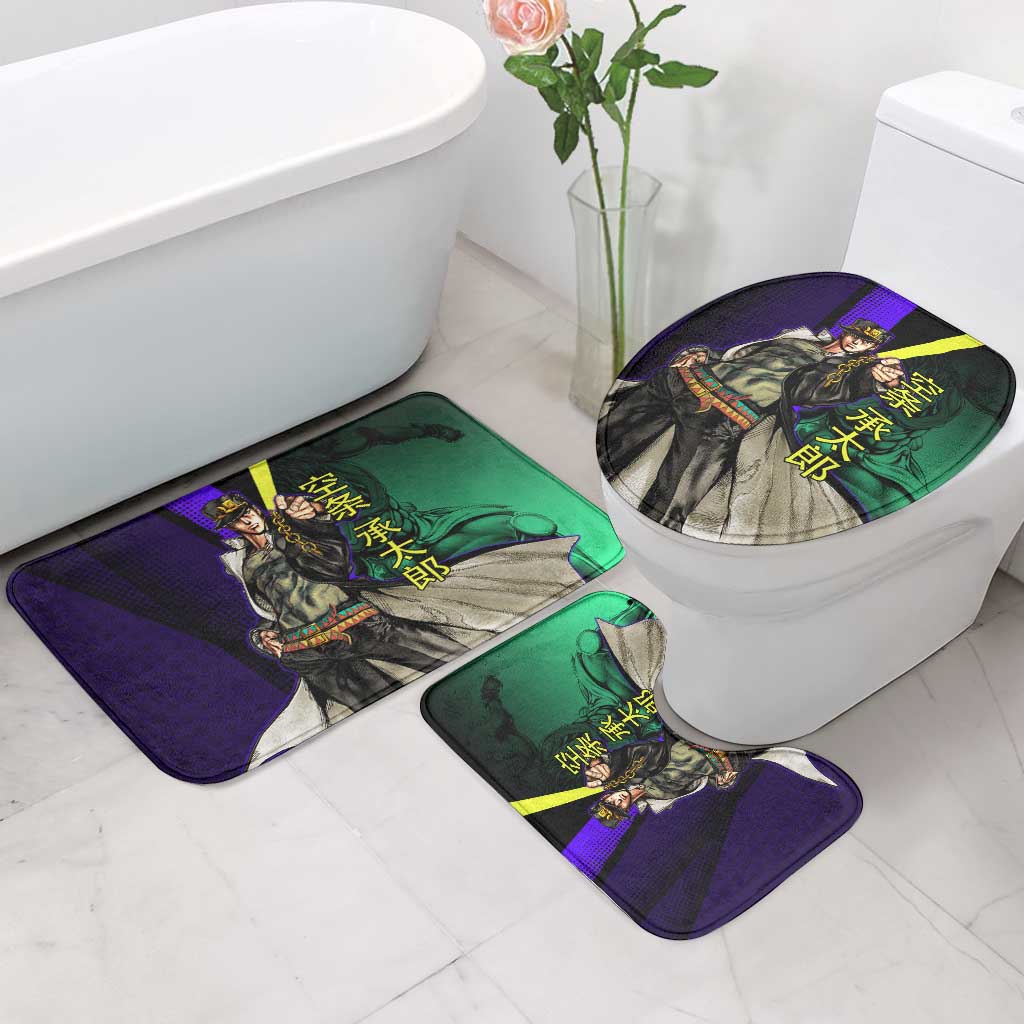 Jotaro Kujo JoJo’s Bizarre Adventure Bathroom Set with Star Platinum Stand and Bold - The Mazicc