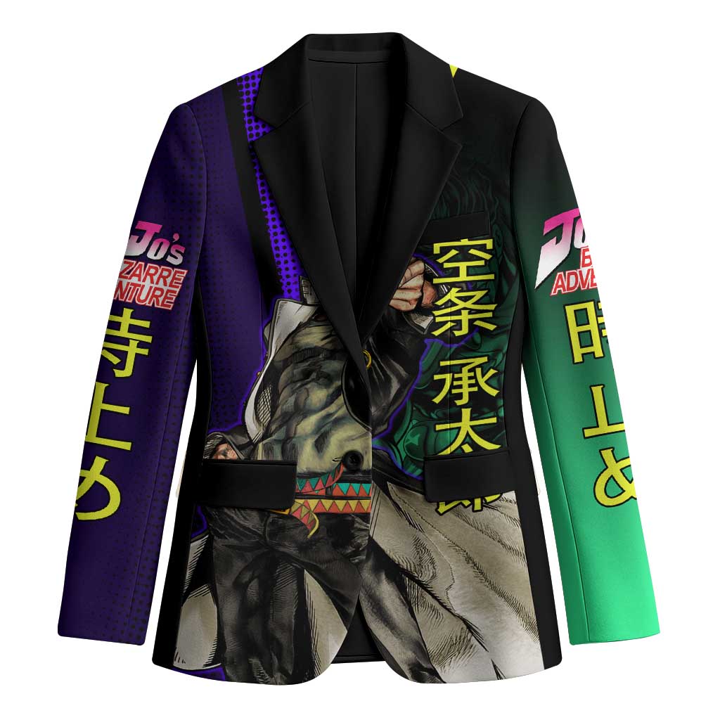 Jotaro Kujo JoJo’s Bizarre Adventure Blazer with Star Platinum Stand and Bold - The Mazicc