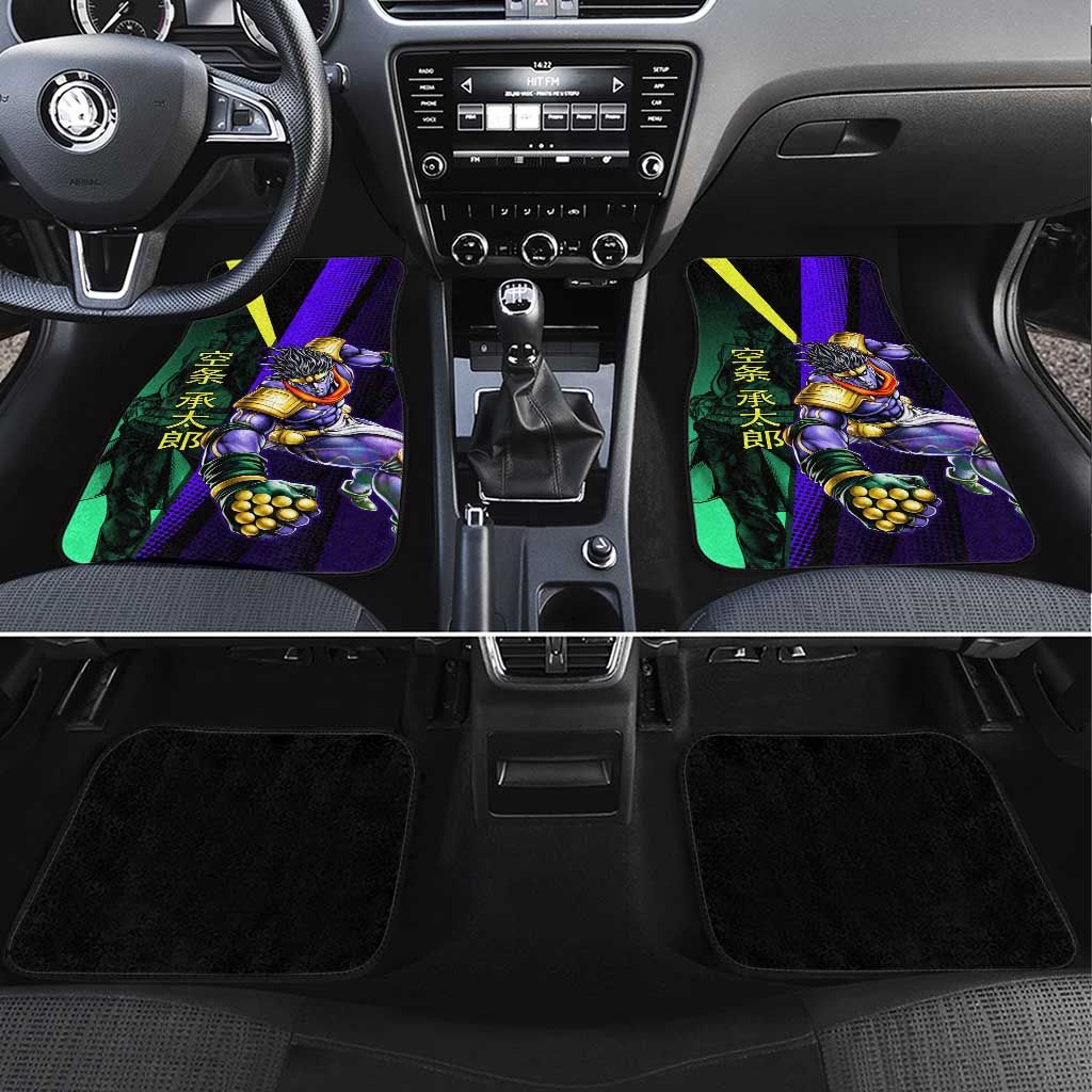 Jotaro Kujo JoJo’s Bizarre Adventure Car Mats with Star Platinum Stand and Bold - The Mazicc