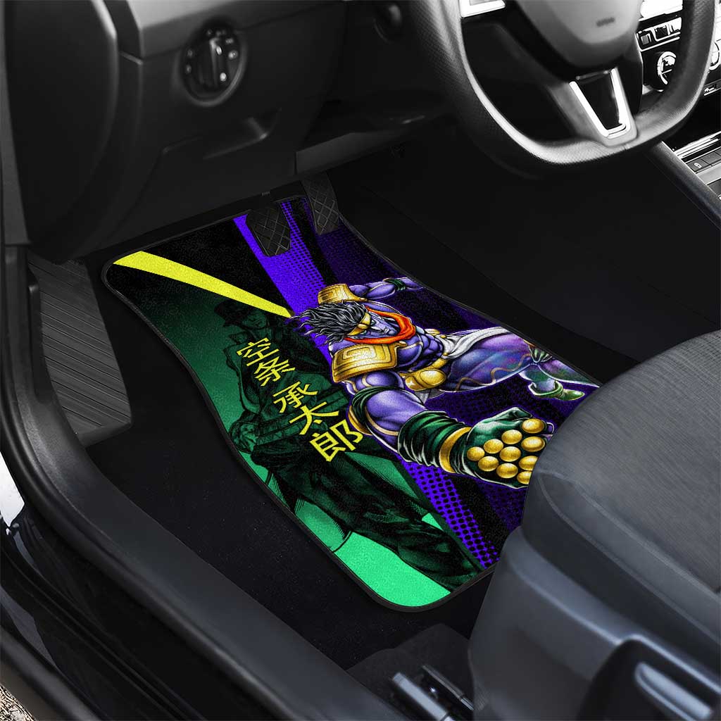 Jotaro Kujo JoJo’s Bizarre Adventure Car Mats with Star Platinum Stand and Bold - The Mazicc